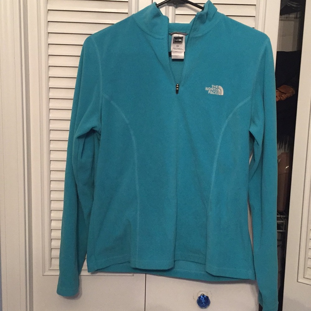 Teal North Face Pullover